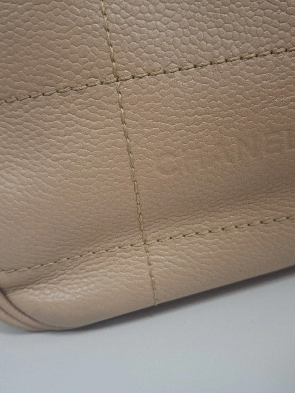 Chanel Chocolate Tote Beige